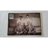 CRICKET, signed picture issued by Wisden Cricket Monthly, signed by Eric & Alex Bedser and Mark &