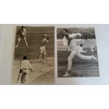 CRICKET, press photos, 1969, Australia v West Indies, showing Gary Sobers bowling (in practise) &