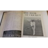 CRICKET, bound volume of Book of Cricket by Fry, G