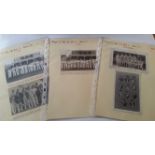 CRICKET, Yorkshire, inc. 1925, postcards (3); 1926, p/c & magazine cutting; 1927, p/c (2), corner-