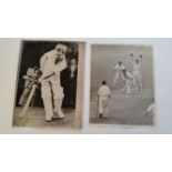 CRICKET, press photos, showing Toshack, Maddock etc., agency stamp to back (1) & date stamps for