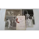 CRICKET, Northampton selection, inc. 1960s press photos (6), mainly 8 x 10, inc. Milburn, Willey,