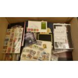 EPHEMERA, selection, inc. football postcards (16), comedy (12) & unidentified teams; postage stamps,