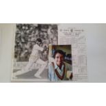 CRICKET, selection from 1982 England v India, inc. Lords (3), scorecard (fully printed), signed