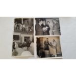 CRICKET, press photos, Australia, showing Hassett going out to bat, in nets, on balcony, with Ian