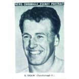 NEWS CHRONICLE, Pocket Portraits (footballers), Peterborough United, complete, large, VG to EX, 12