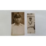 CRICKET, press photos of Jack Hobbs, 1924/5, Australia v England, showing him half-length & h/s in