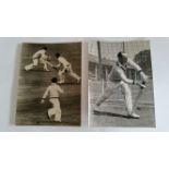 CRICKET, press photos, 1953, England v Australia, inc. Hutton, Harvey, Simpson & Hassett, agency