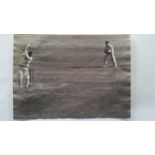 CRICKET, press photos, 1960/61 Australia v West Indies, showing Sobers reaches his century off