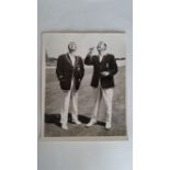 CRICKET, press photos, 1961, England v Australia, showing Cowdrey & Benaud tossing up prior to