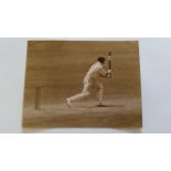 CRICKET, press photo of Ryder, full-length in batting action, date stamp for date of publishing, 8.5