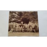 CRICKET, press photo of 1929 South African team to UK, taken at Sherwood Forest (Nottingham), agency