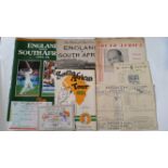 CRICKET, selection, 1930s onwards, inc. England v South Africa, tour brochures 1947, 1951 & 1955, by