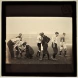 FOOTBALL, original glass positive (4.25 x 3.25), 1899 FA Cup semi-final (3rd replay), at The