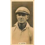 MILLHOFF, Famous Test Cricketers, complete, FR to VG, 27