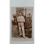 CRICKET, postcard, H. Carter (the Australian Cricket Team 1909), RP, pub. by Davidson, EX