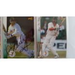 CRICKET, trade cards, part sets, inc. ACB, Futera etc; signed (162*), Langer, Gillespie, Law, S