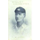 WILLS, Australian & English Cricketers (1911), Vice-Regal backs, about G to VG, 47*