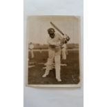 CRICKET, press photo of Alan Fairfax, c1929, full-length in batting pose, date stamp for date of