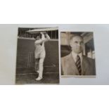 CRICKET, press photos, 1924/5, Australia v England, inc. Jack Hobbs (in batting pose) & Herbert