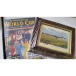 CRICKET, selection, inc. signed colour print by Richard Hadlee, Trent Bridge by Designs on Sport,