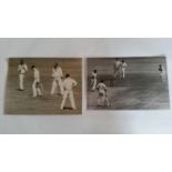 CRICKET, press photos, 1950s, West Indies, v Yorkshire 1950 (Lawson bowled by Ramadhin), v Australia