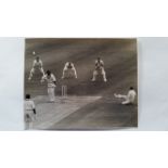 CRICKET, press photos, 1963 England v West Indies, Lords test, inc. Shackleton run out by