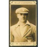 WILLS, Cricketers (1926), complete, RP p/b, Australian issue, G to VG, 63