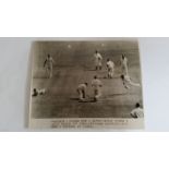 CRICKET, press photos, 1955, England v South Africa, inc. Enian, Graveney, Tayfield, Tyson etc.,