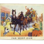 GUM INC., Far West, complete, 1930s USA (Spanish) issue, G to VG, 48
