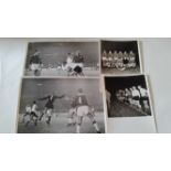 FOOTBALL, press photos from Srade Rheims v FK Austria, 1962/3 EC, inc. action shots (5), Austria