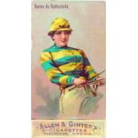 ALLEN & GINTER, Racing Colours, white borders 6), some stains to backs, G to VG, 10