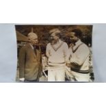 CRICKET, press photos, 1960s, West Indies, Garry Sobers, inc. batting v Australia, meeting captain