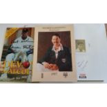 CRICKET, signed benefit brochures (most to covers), 1980s-90s, inc. Eddie Hemmings, Hugh Morris,