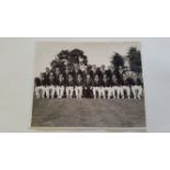 CRICKET, press photo of 1961 Australian team, for tour to England & date stamps for date of