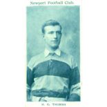 DAVIES, Newport Football Club (rugby), Thomas HG, slight trim (35 x 63mm, G