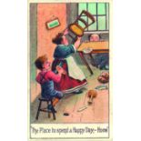 NILMA TOB. CO., proverbs, The Place to Spend a Happy Day - Home, VG