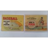 BASEBALL, printed pocket booklets, Finer Points of Baseball for Everyone, How to Pitch & one
