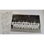 CRICKET, original joint team photo of England & Sri Lanka, for Sri Lankas first Test match at