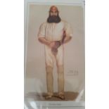 CRICKET, colour prints, Cricket (WG Grace) by Spy, as published in Vanity Fair, fifty copies, 9.75 x