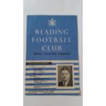 FOOTBALL, programme, Southern Section v Northern Section, 16th Mar 1955, played at Reading, EX