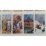 CHURCHMANS, Pioneers, complete set of 50 proofs (fronts only) of rare unissued set, on one uncut