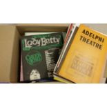 THEATRE, programmes, London & provincial selection, inc. Queen's, Novello, Gielgud, Prince Edward,