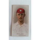 WILLS, Cricketers (1896), Tyler (Somerset), EX