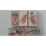 PLAYERS, complete (11), inc. Aviary & Cage Birds, Cricketers 1930, 1934 & 1938, Regimental