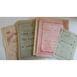 THEATRE PROGRAMMES, Royal County Theatre Reading, 1880s-90s, inc. Lillie Langtry, Edward Terry etc.,