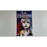 THEATRE, posters, selection, inc. Les Miserables (many different), Miss Saigon, Follies, Talk of the