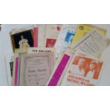 THEATRE, programmes, Nottinghamshire area, 1900s-1950s, amateur & professional, G to VG, 100*