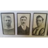 HILL, Famous Footballers Series (1912), complete, slight scuffing black edges, VG, 20