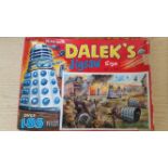 TELEVISION, jig-saw, Dr Who and the Daleks, Daleks Attack, complete, in original box (slight crush &